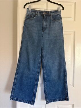 Sezane Le Crop in Denim Blue Women's Jeans Size 36